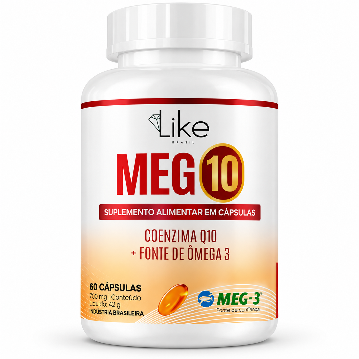 MEG 10 Suplemento Alimentar Like - 60un